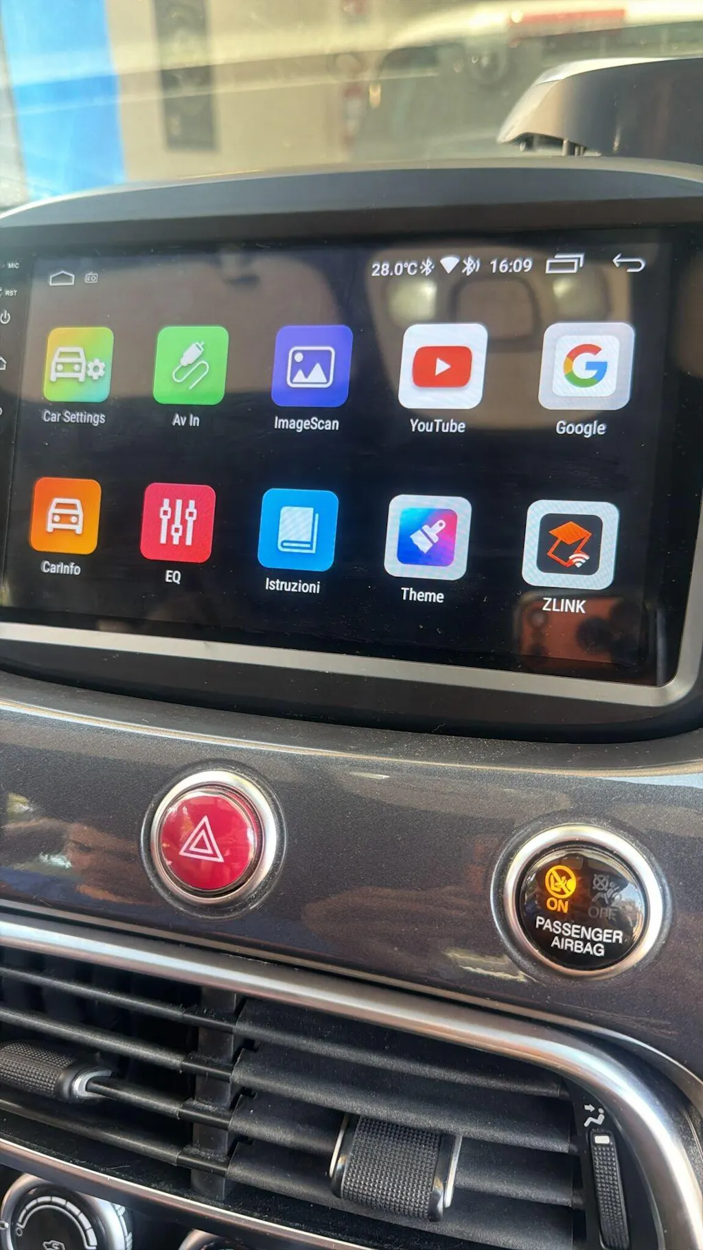 Autoradio per Fiat 500x 9" (2014-2022) Android, Bluetooth, CarPlay, Android Auto, 2GB/4GB/6GB/8GB Ram
