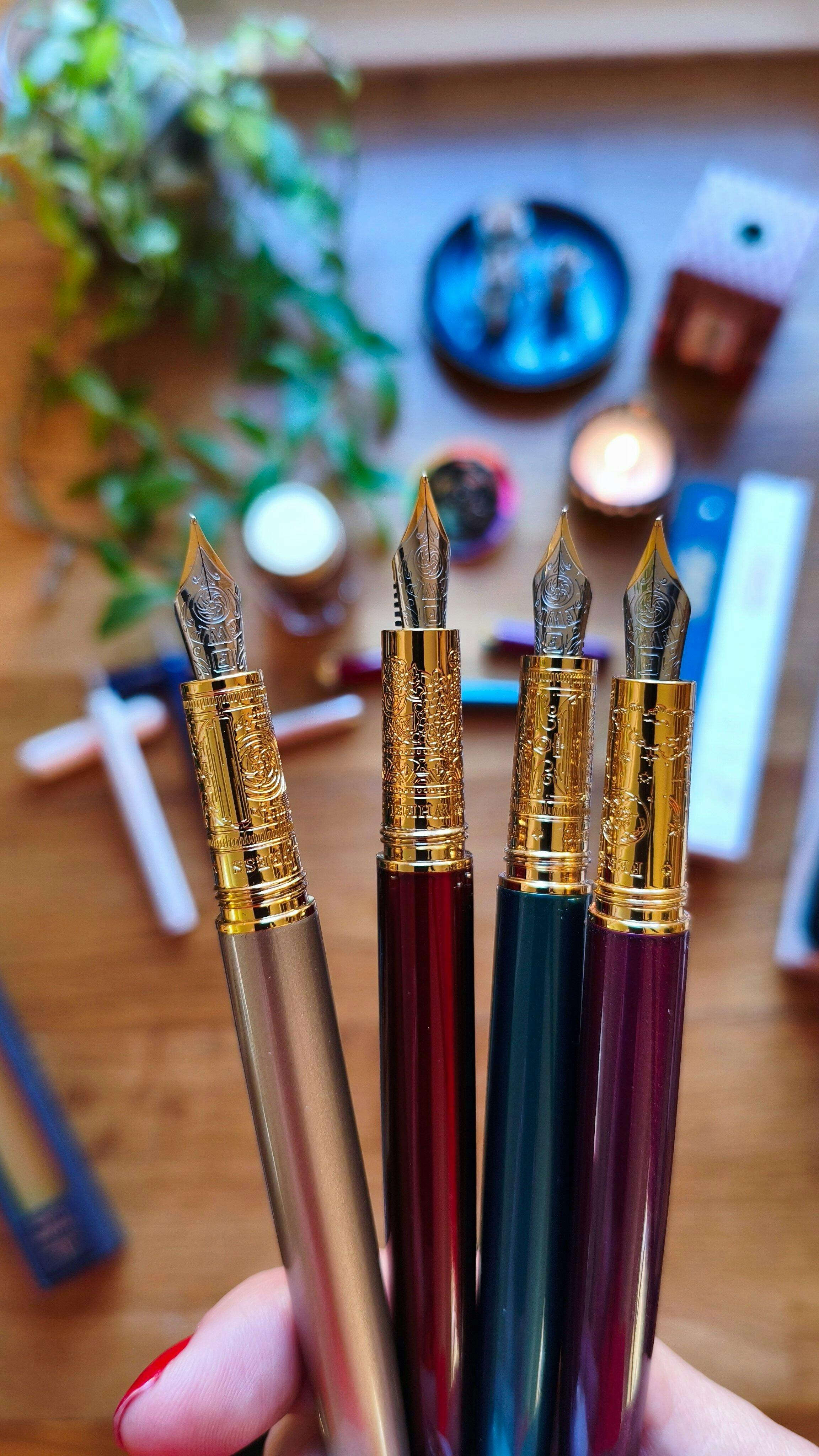 The Bijou Fountain Pen - Printmaker's Teal — Ferris Wheel Press