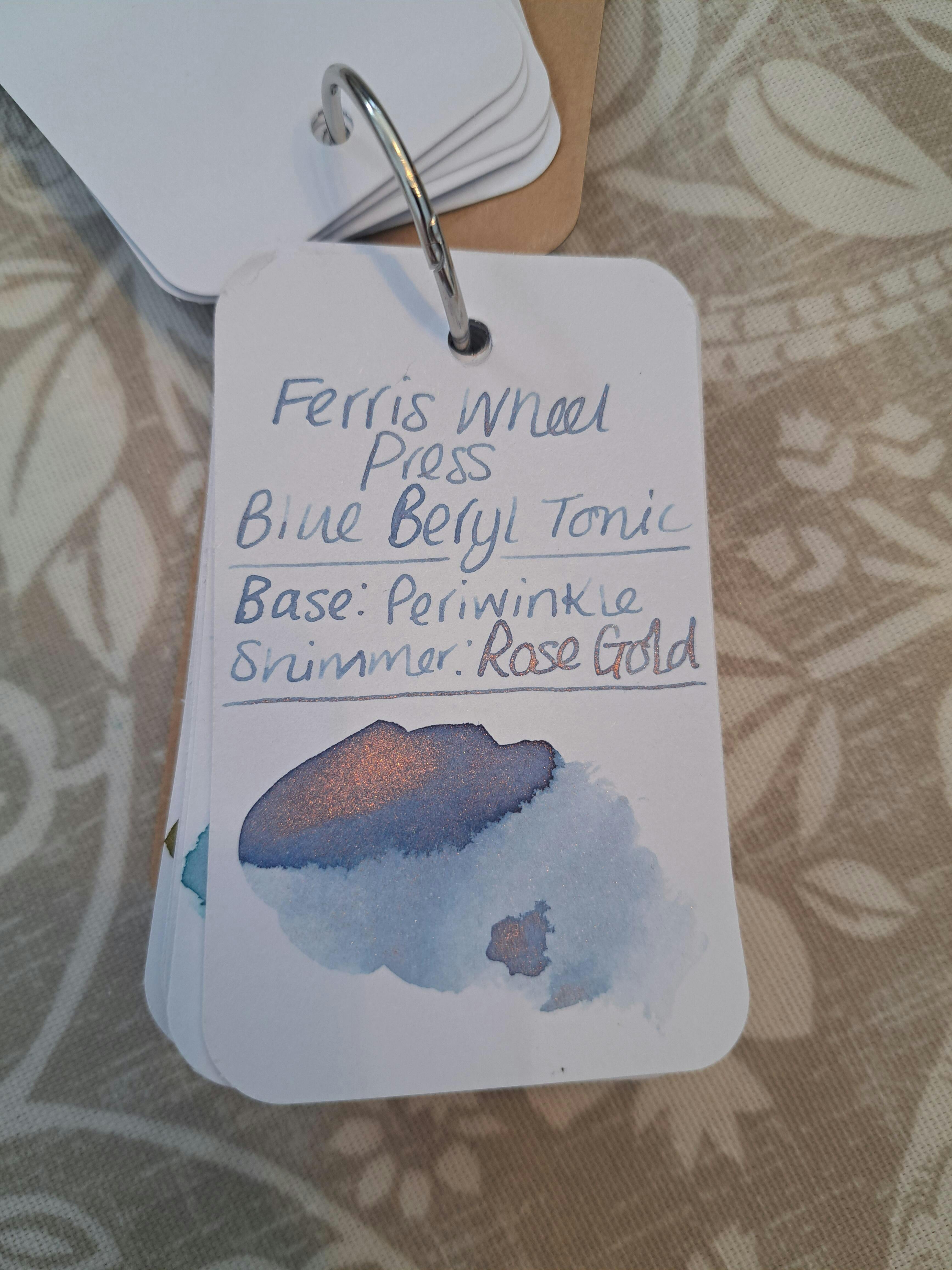 Down the Rabbit Hole | Blue Beryl Tonic — Ferris Wheel Press