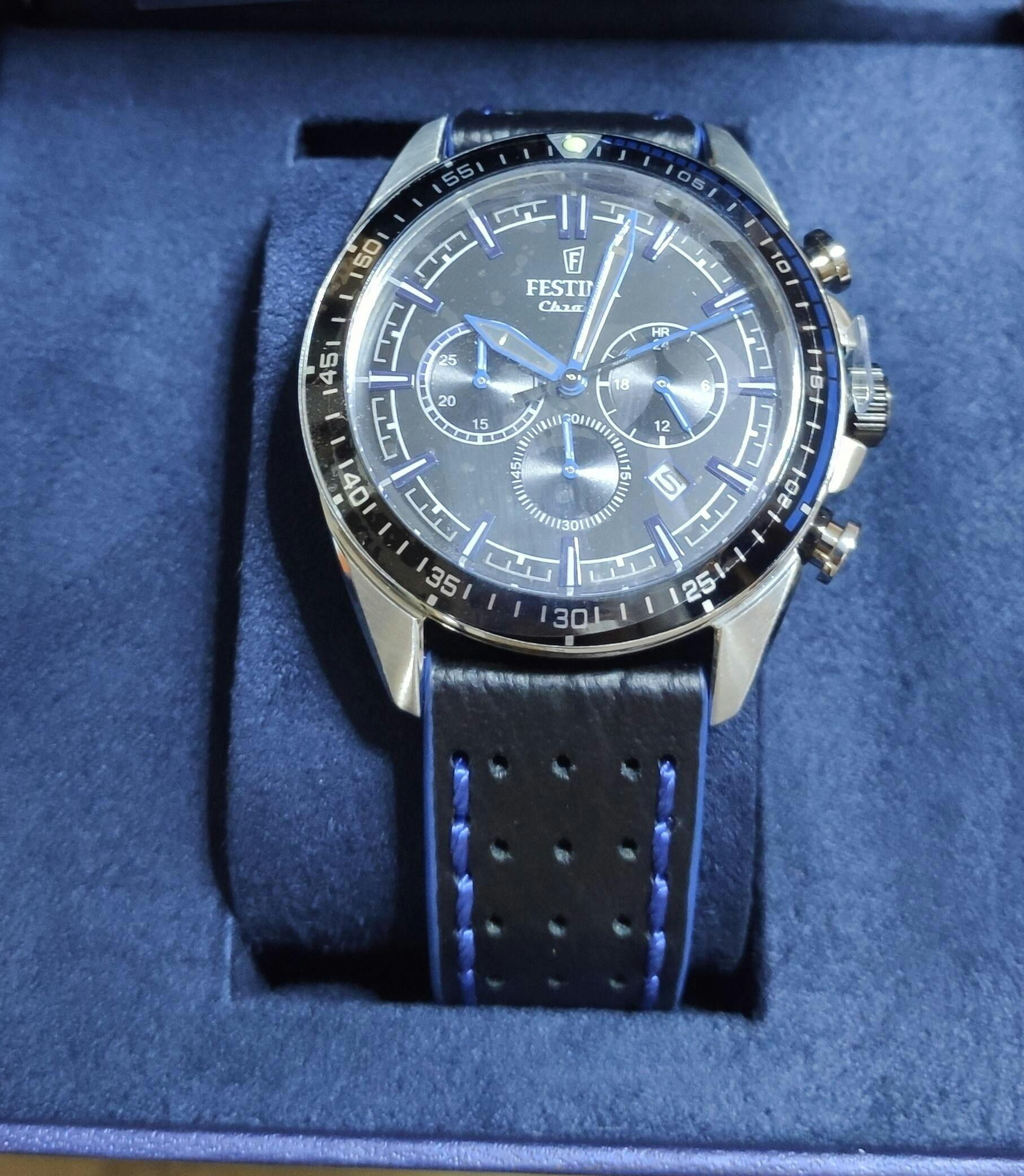 Orologio Uomo acciaio Festina e Cinturino Pelle | Acquisti Online su
