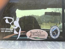 Black Labrador Decal in Color (Waterfowl Series)