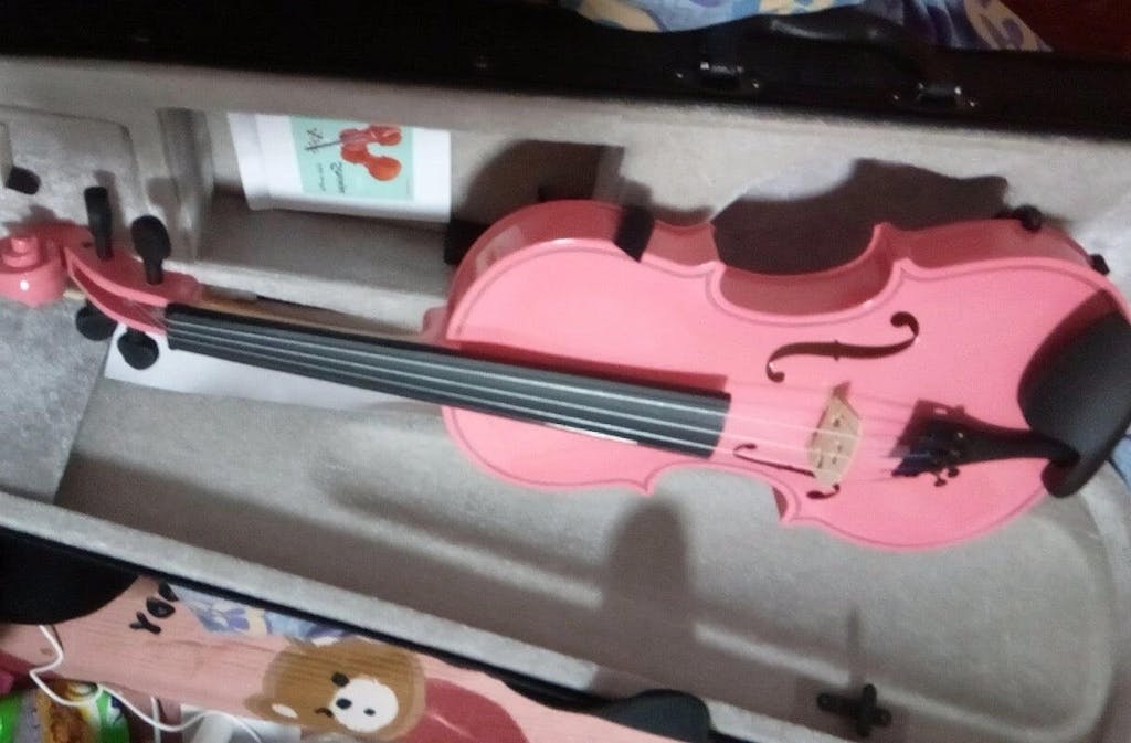 Pink Violin Outfit CB3 for Beginners & Kids (Ready to Play)