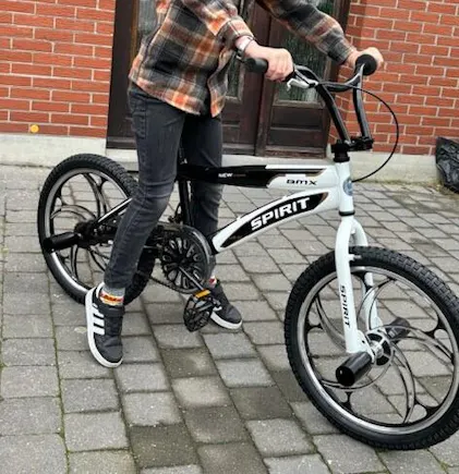 BMX fiets Cheetah 20 inch - Zwart - 6-11 jaar - Lengte: 130-150cm