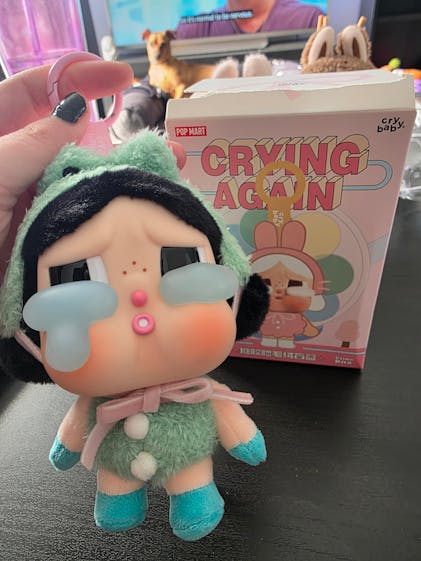 Crying Again ぬいぐるみ ピンク Amazon.co.jp: POP MART CRYBABY Crying Again シリーズ