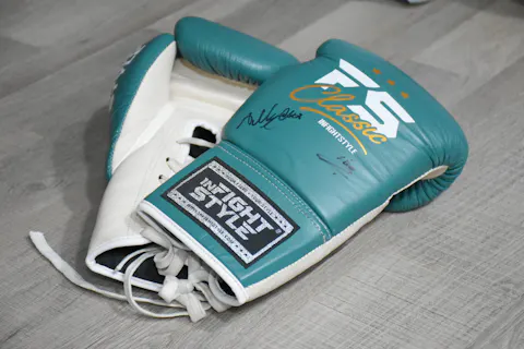 InFightStyle Heritage Classic Lace-Up Leather Gloves (Green)