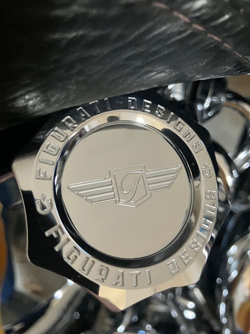 Magnetic Dipstick for Harley-Davidson Softail (2000-2017) - Curved Silver