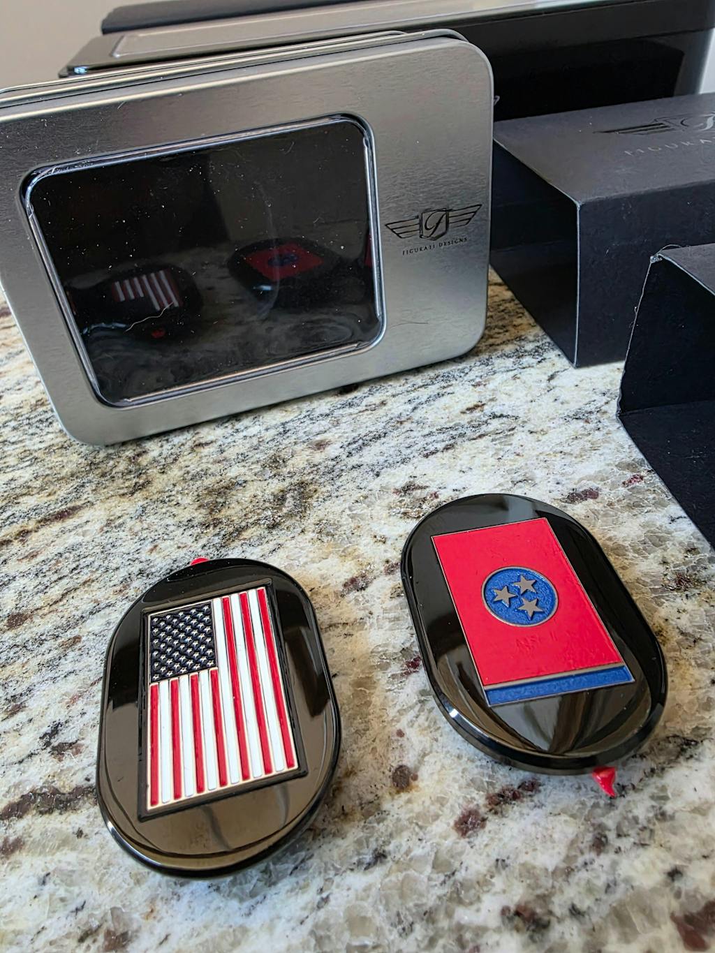 Harley-Davidson Black American Flag Antenna Cover