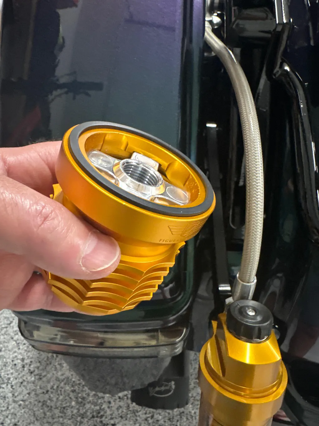 Performance Magnetic Oil Filter for Harley-Davidson All Models (1984-2026) - Gold