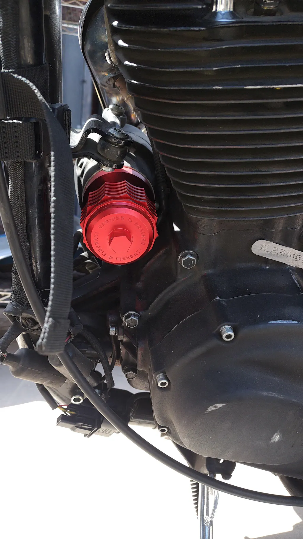 Performance Magnetic Oil Filter for Harley-Davidson All Models (1984-2026) - Red