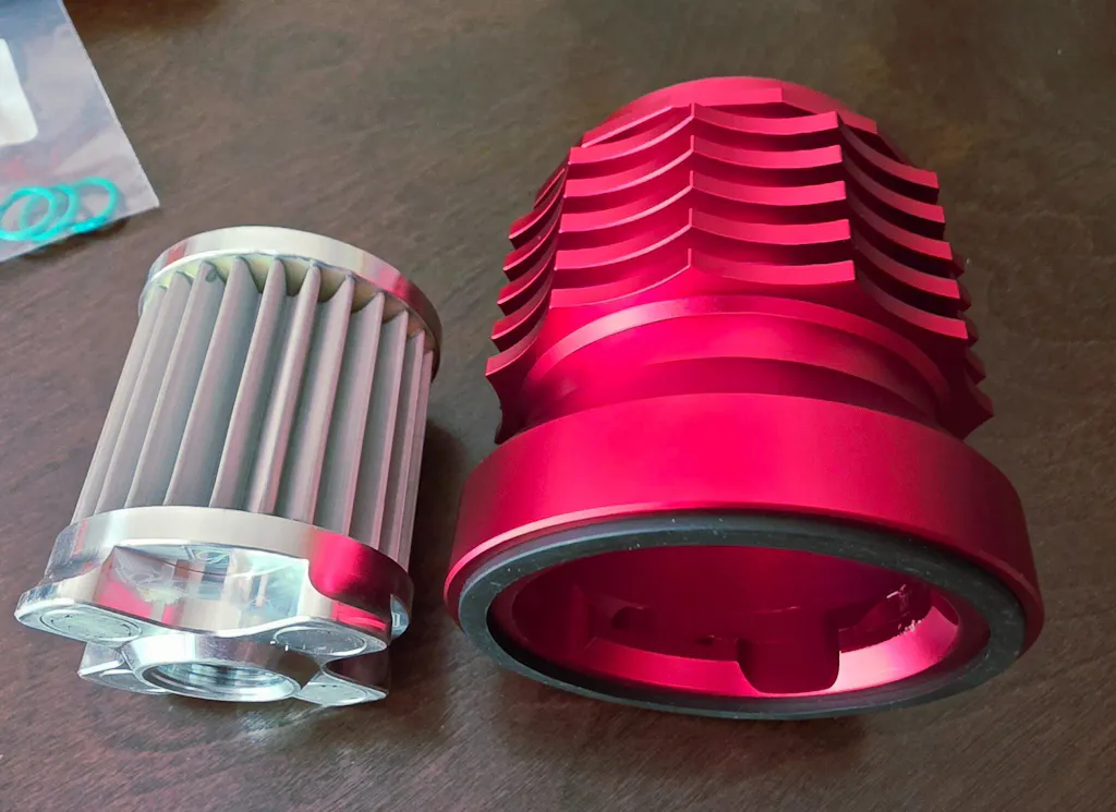 Performance Magnetic Oil Filter for Harley-Davidson All Models (1984-2026) - Red