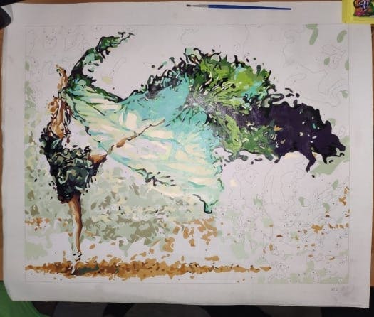 YEESAM ART Nuove Versioni Dipingere Con I Numeri, Per Adulti E YEESAM ART Nuove Versioni Dipingere Con I Numeri, Per Adulti E
