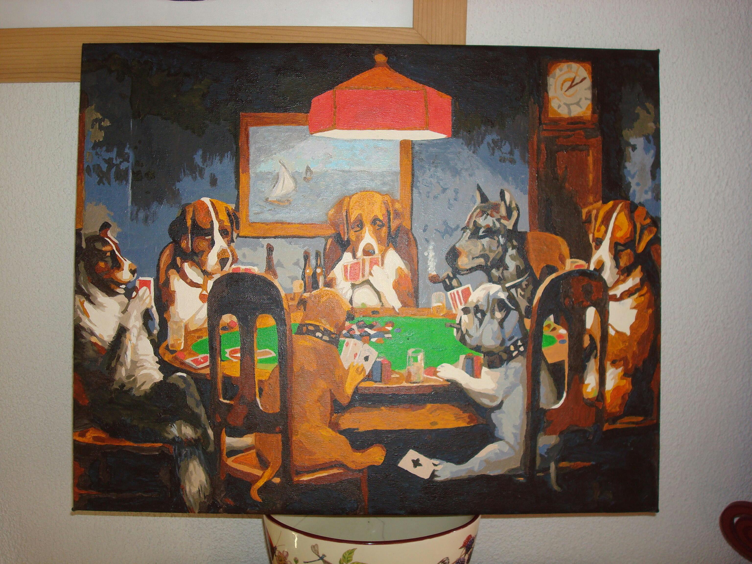 Série Chiens jouant au poker par Cassius Marcellus Coolidge
