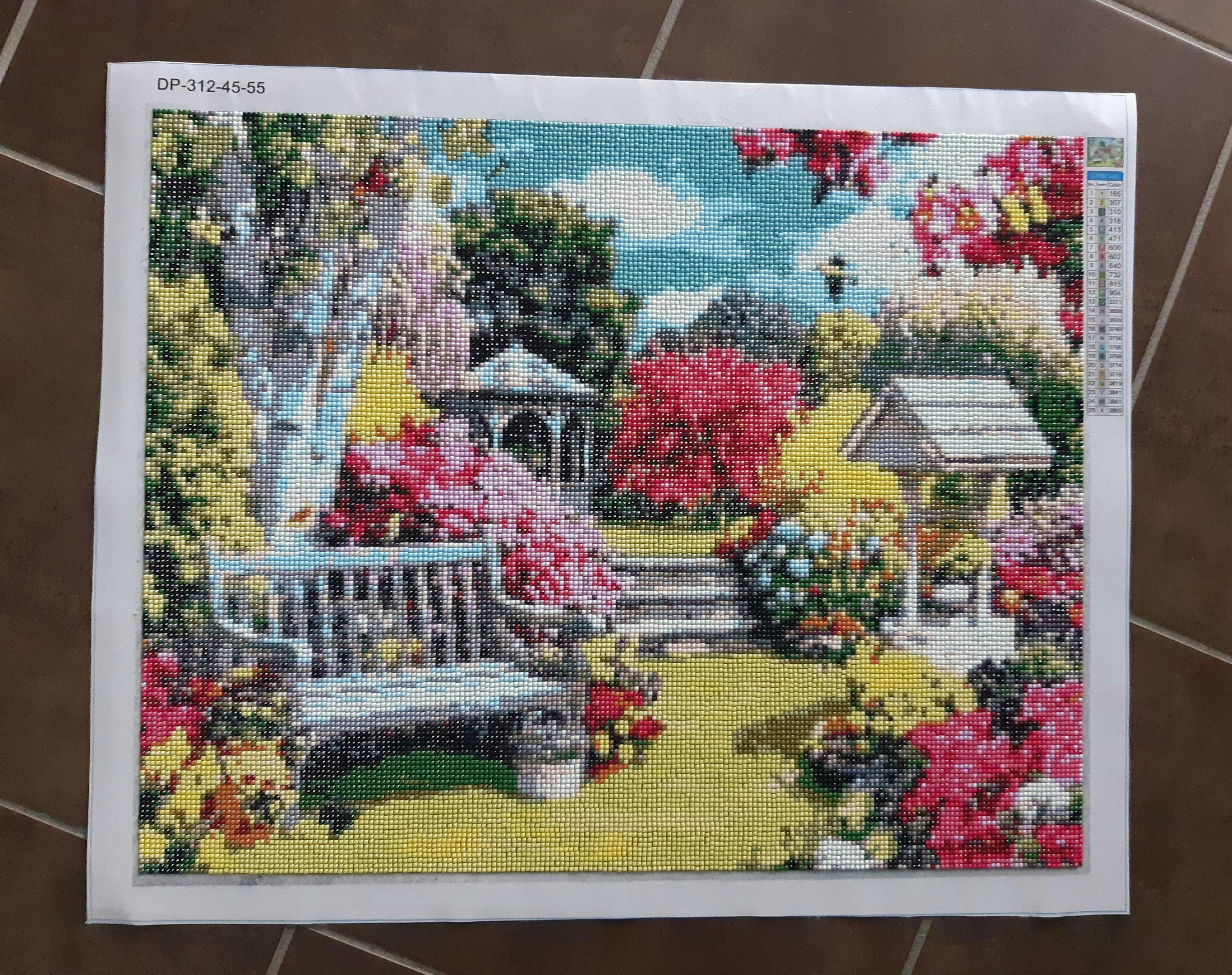 Diamond Painting - Large house and Flowery Garden – Figured'Art