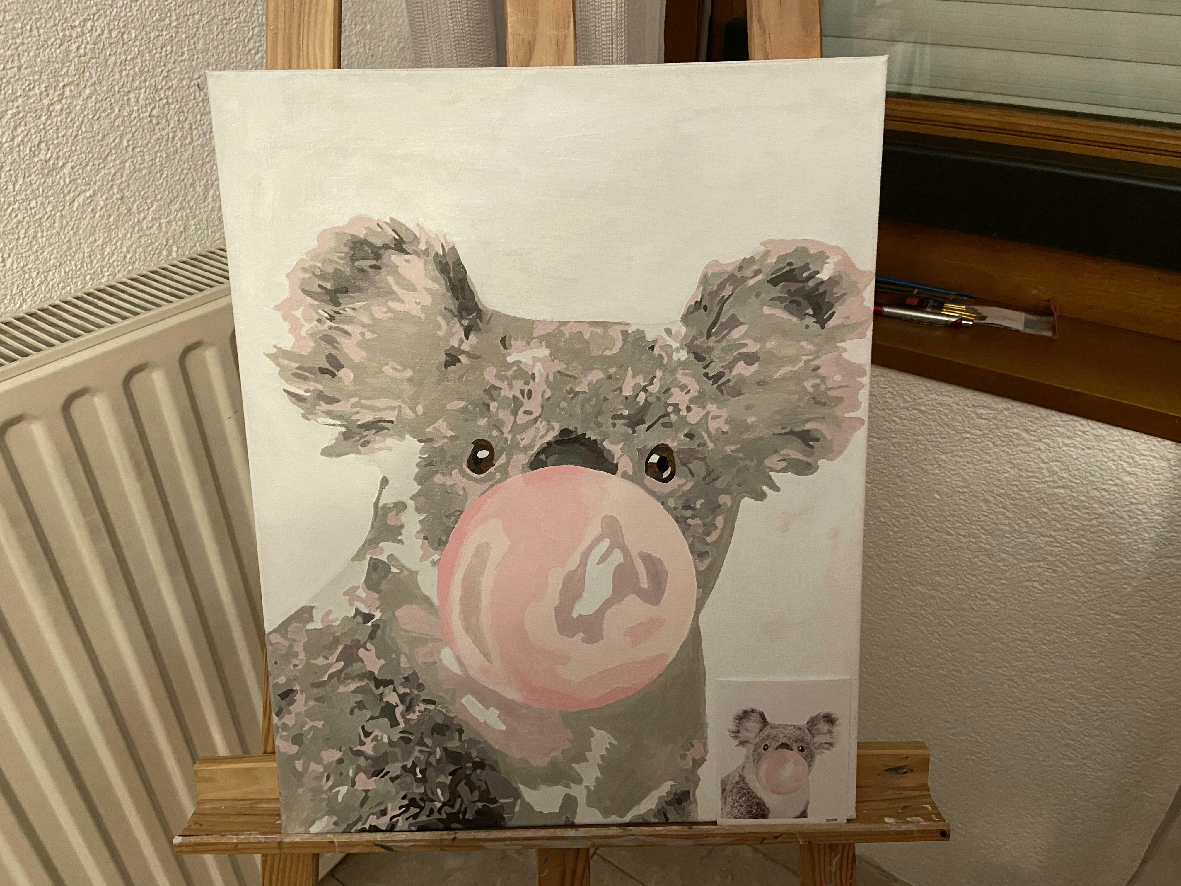 Koalas, Original Acrylic Painting