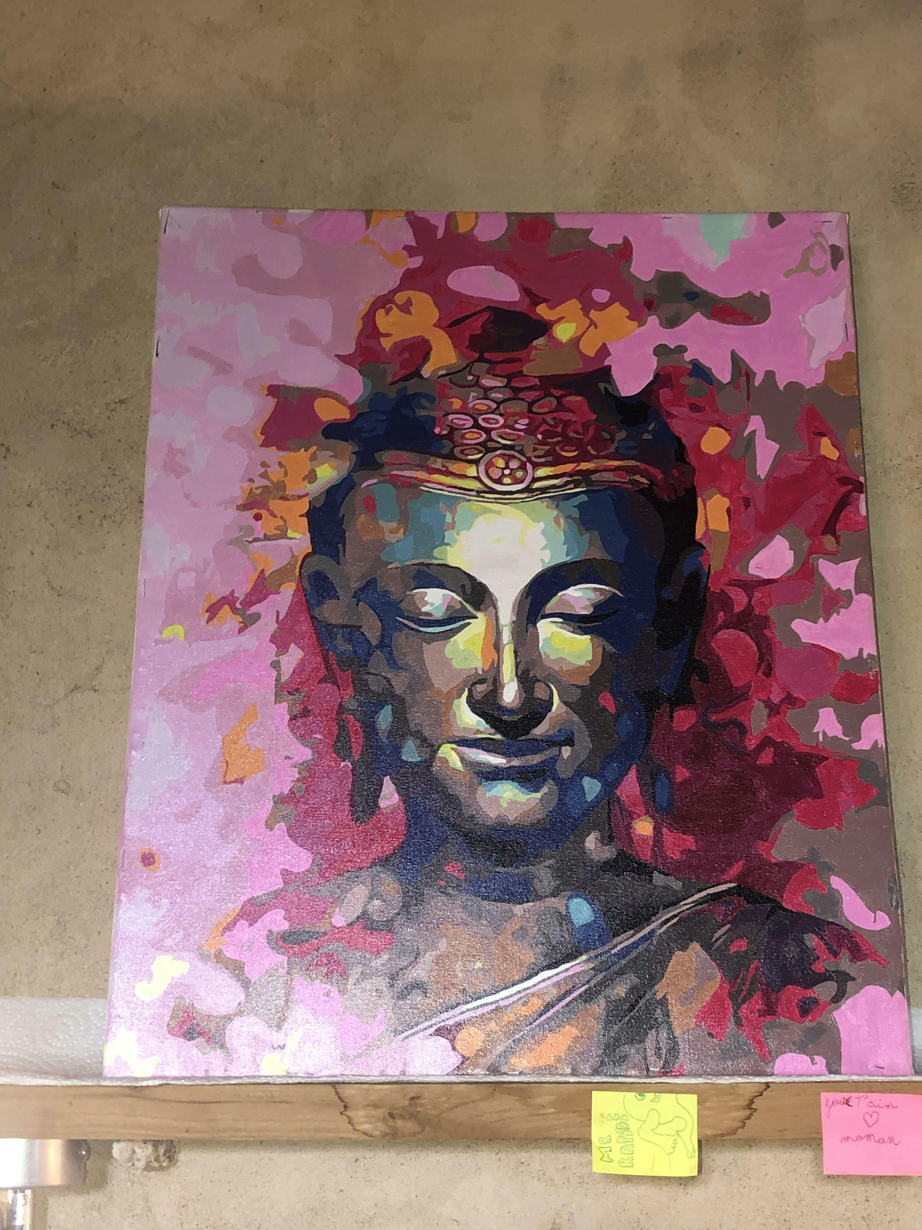 Dipingere con i numeri - La colorata contemplazione di Buddha