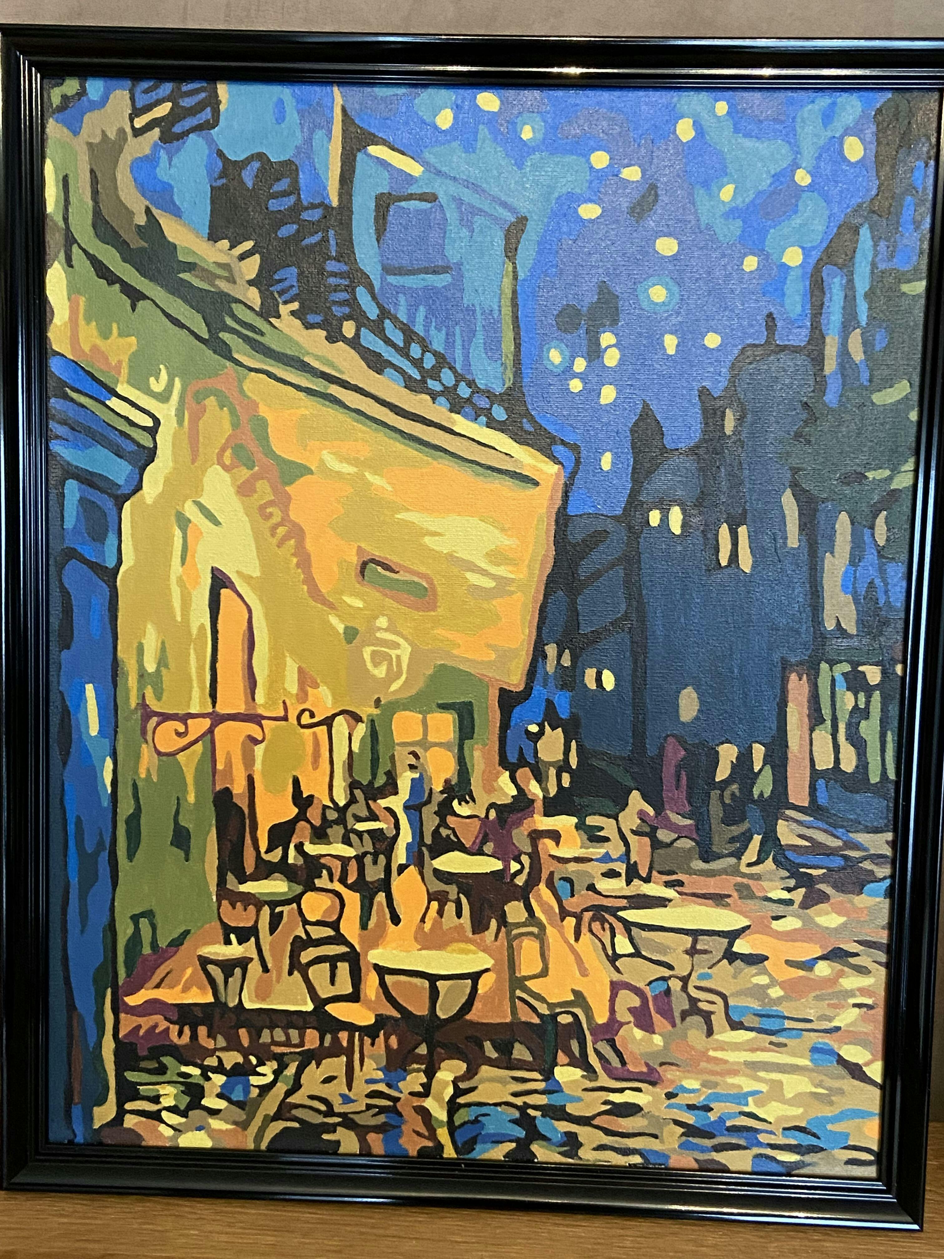 Kit Pittura Per Numeri YEESAM ART Van Gogh - Campo Di Grano Con Cipressi, 40x50cm - Foto 10