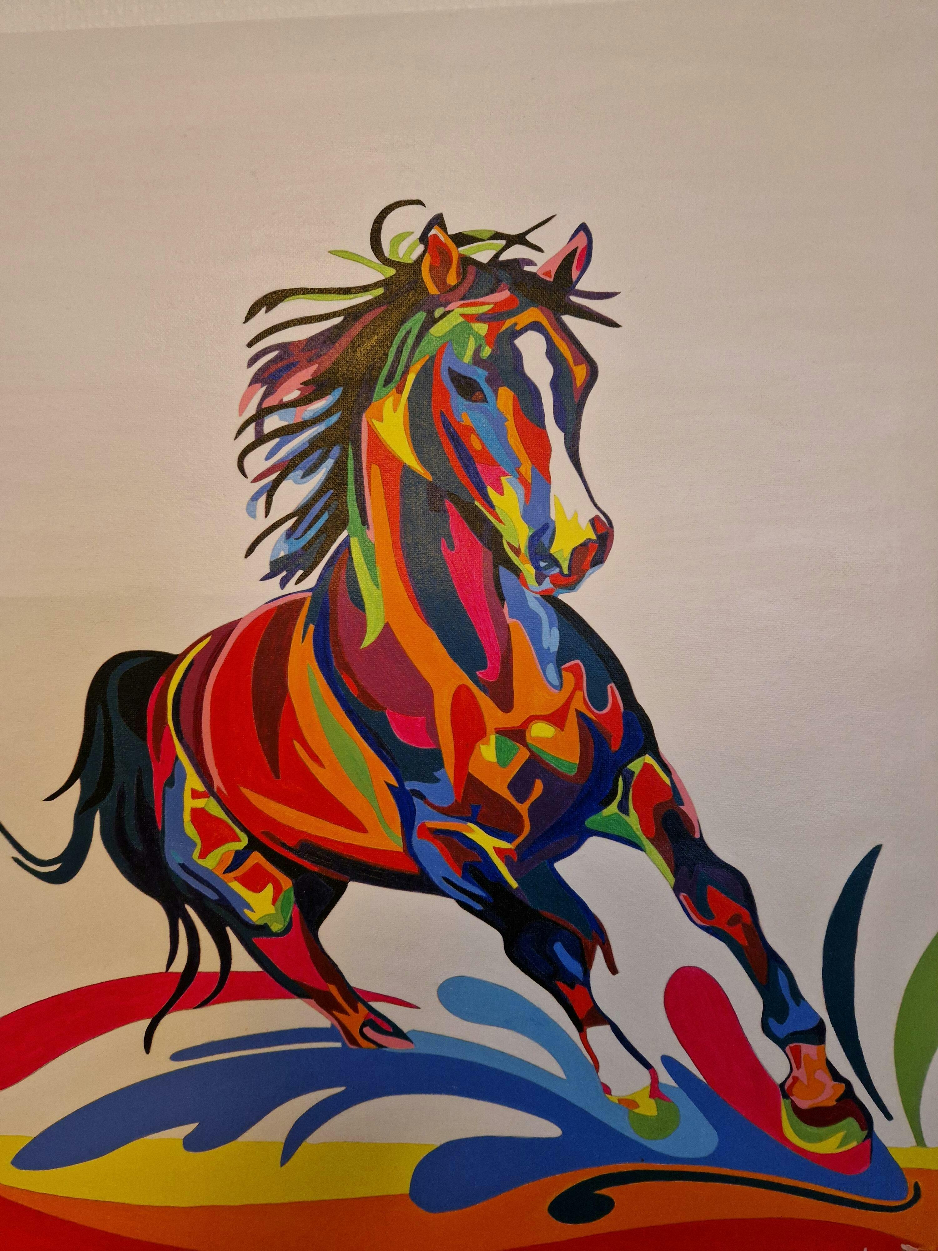福袋 - Numbers by Paint Horse Figured'Art – Art Pop 絵画