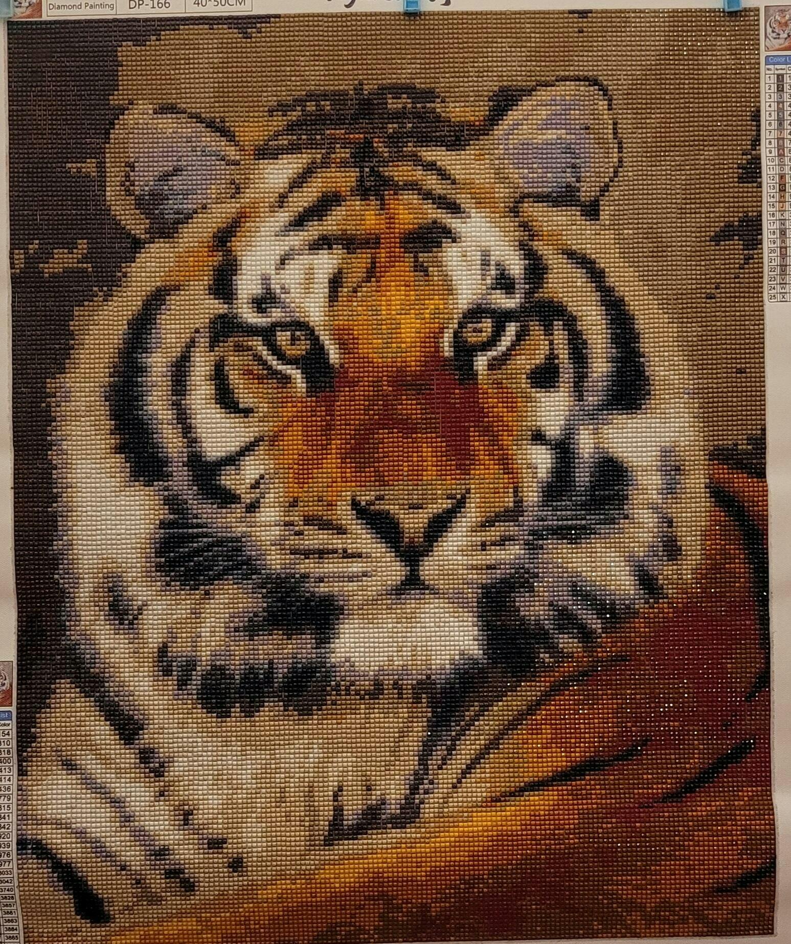 Diamond Painting - Baby Tiger – Figured'Art