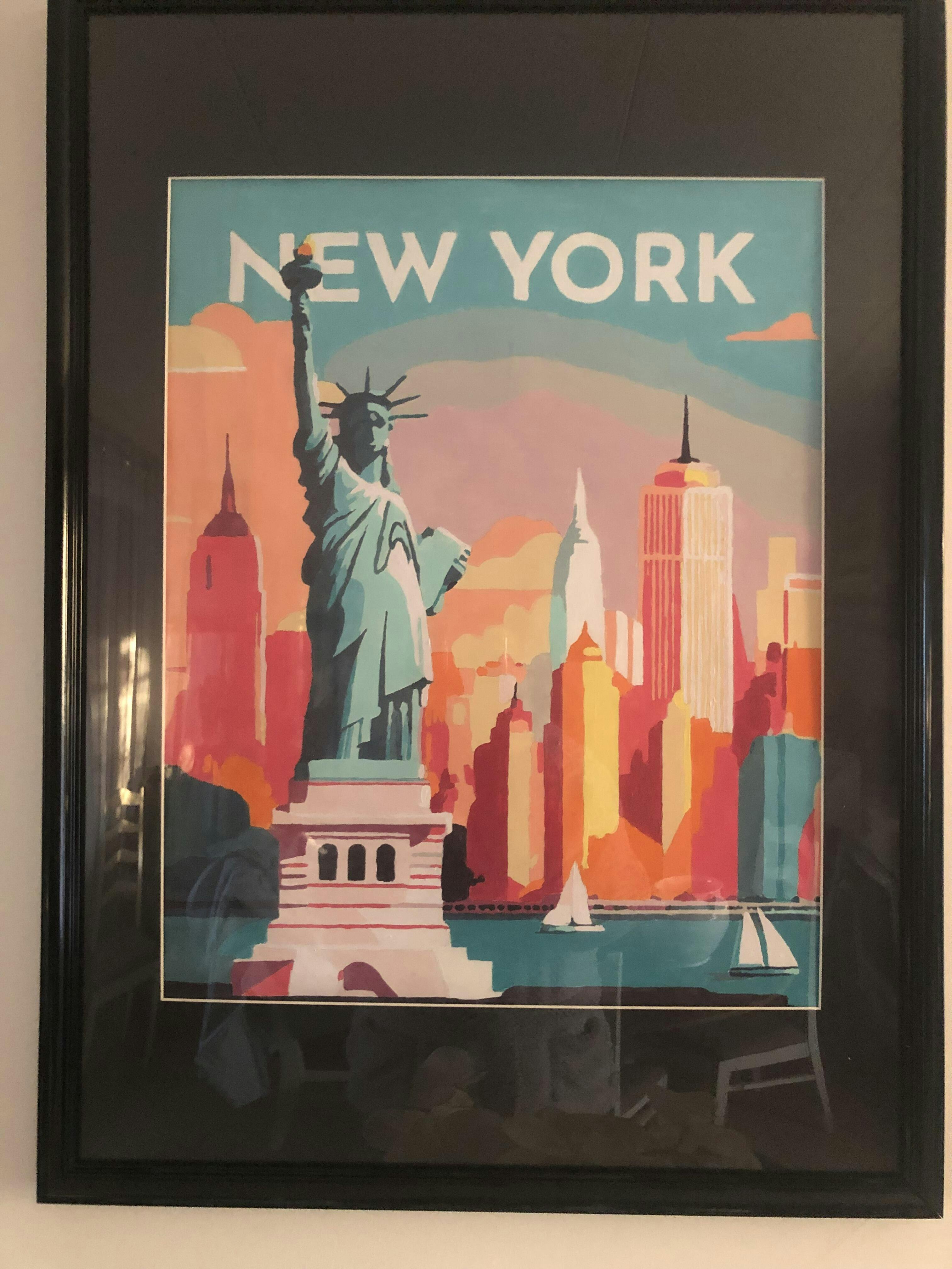 Affiche Originale Clave – Expo Art New York – Format 65×50 Cm