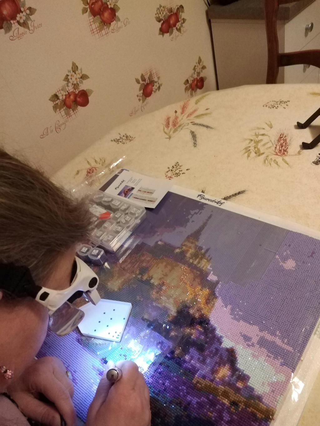 Loupe de Précision pour Modélisme avec Lampe LED Figured'Art