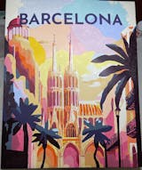 Travel Poster Barcelona