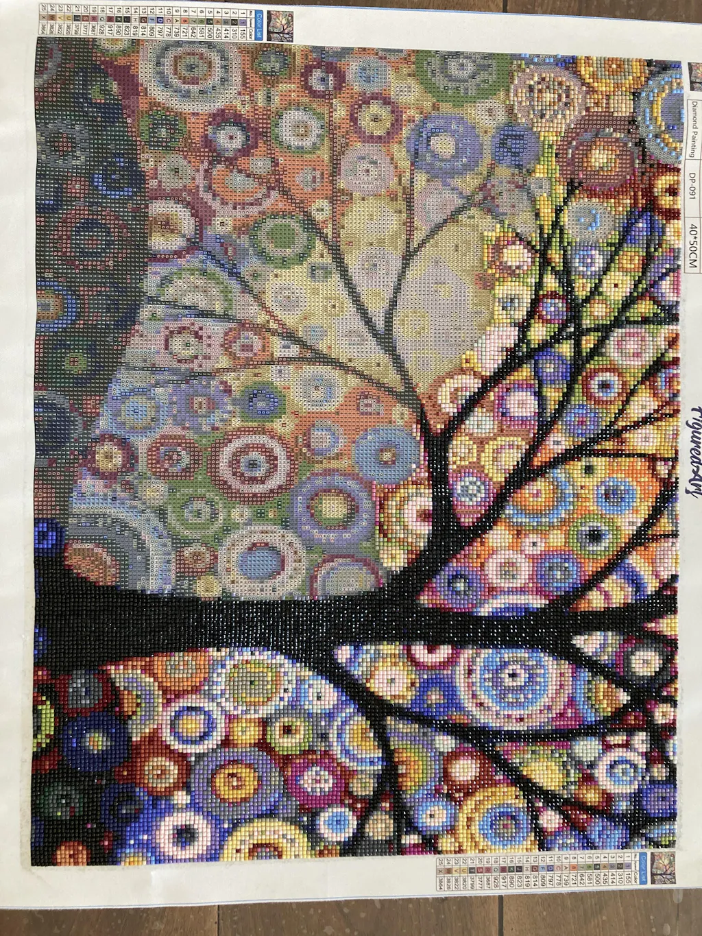 5D Diamond Painting Kit Completo Astratto colorato Pittura Diamante Fai da Te per Adulti e Bambini,Mosaico Pittura Strass Ricamo Diamante Arte Craft
