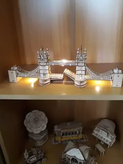 Puzzle 3D vintage London Tower Bridge 819 pièces 1998 Wrebbit Puzzle 3D vintage London Tower Bridge 819 pièces 1998 Wrebbit