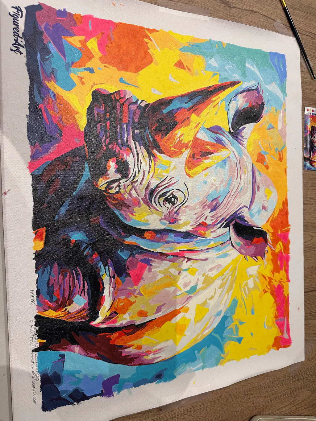 Meecaa Paint By Numbers - Kit Per Pittura A Olio Fai Da Te Per Adulti