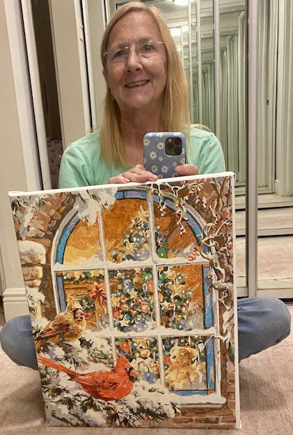 Paint by Numbers for adults - Fall Village in Nikko Japan