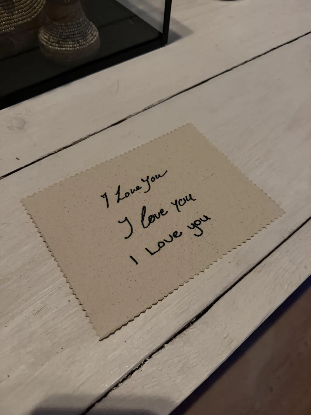 ForeverNote – handgeschreven tekst op stof
