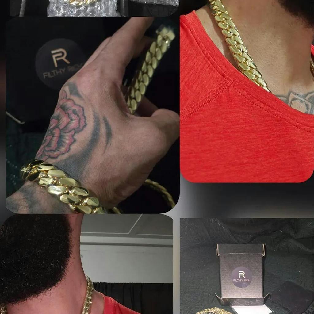 14k Gold Miami Cuban Link Chain – Heavyweight, Triple Plated