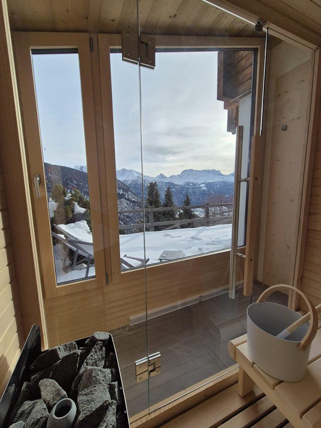 AWT E1103B Hemlock Sauna 150x105 für 2 Personen