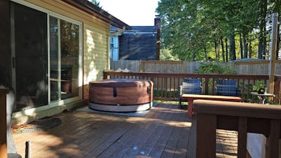 MSpa "Duet" Inflatable Hot Tub 6-Person Portable Jetted Spa