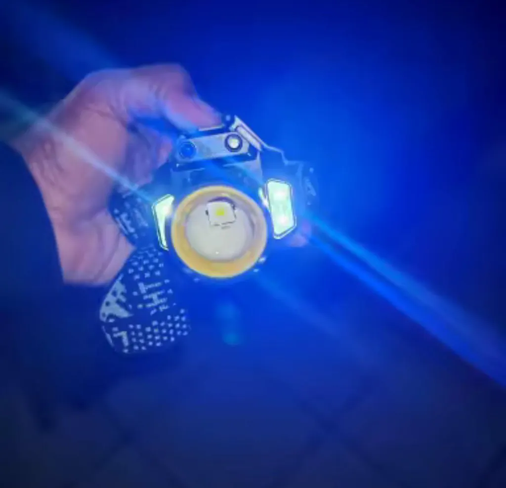 BrightPath | LED Hoofdlamp met Sensorfunctie voor Handsfree Verlichtin ...