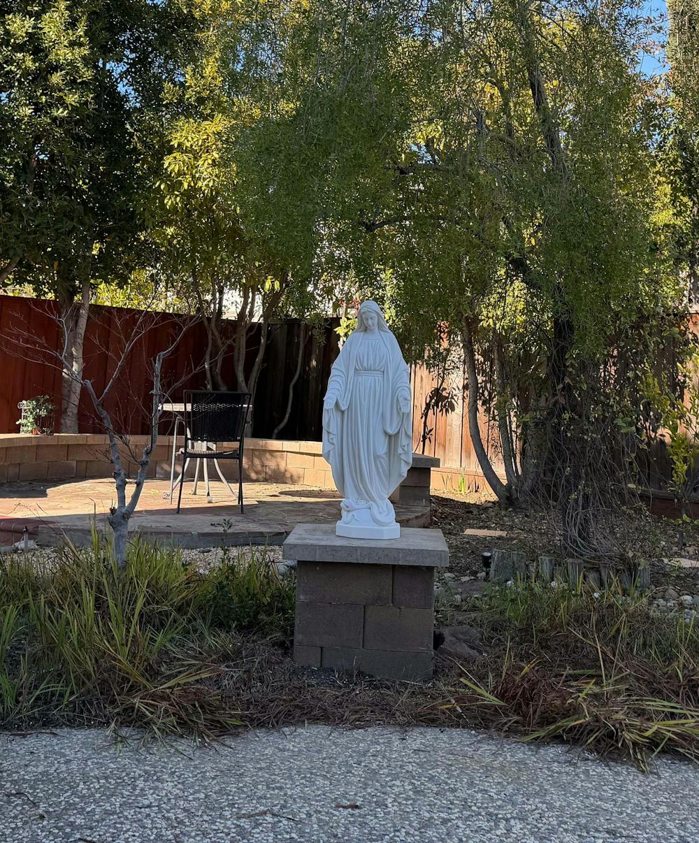 FINEST Marble Sculpture Immaculate Conception Virgin Mary Statue FM-010