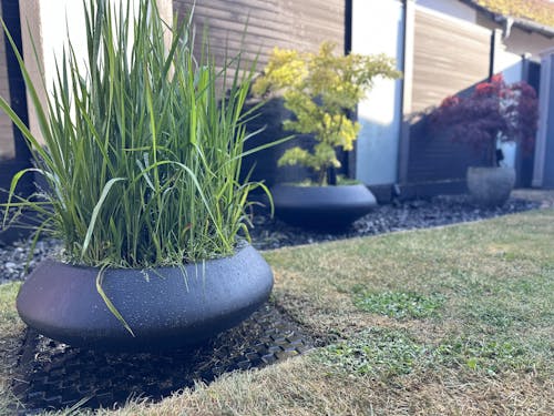 Pflegewachs für Pflanzgefäße aus Fiberstone in Schwarz