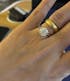 Audrey Knife Edge Moissanite Ring