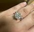 Audrey Knife Edge Moissanite Ring