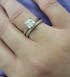 Princess Cut Knife Edge Ring