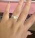 Moissanite PavƩ Wedding Band