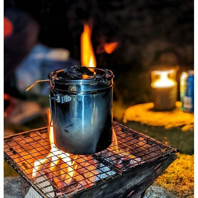 Antarcti Stainless Steel Billy Pot | 1.8L – Fire Maple