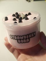 Strawberry Boba Tea Slime