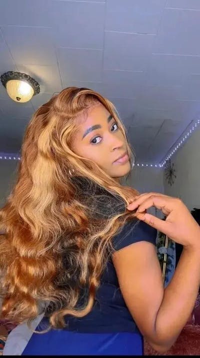 Firieya 13x4 Lace Honey Blonde HD Lace Front Body Wave Wig Piano Highlights Human Hair Wigs