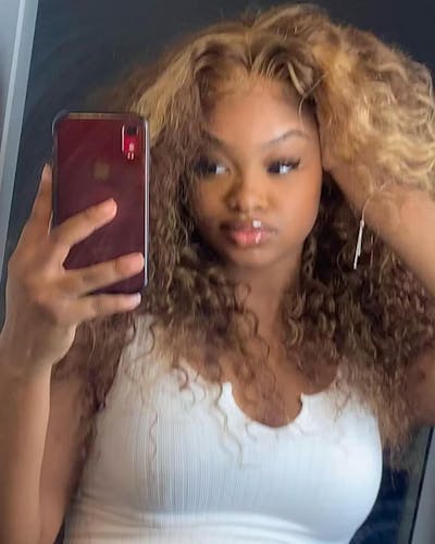 2 Wigs = $219 | 24" 13x4 P4/27 Highlight Water Wave Wig & 10" 13x4 Straight Bob Wig