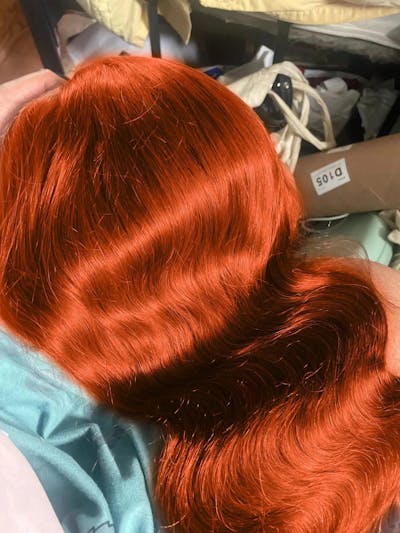 Firieya Ginger Orange Body Wave Human Hair Wigs HD 13x4/13x6 Lace Frontal Human Hair Wig