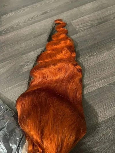 Firieya Ginger Orange Body Wave Human Hair Wigs HD 13x4/13x6 Lace Frontal Human Hair Wig