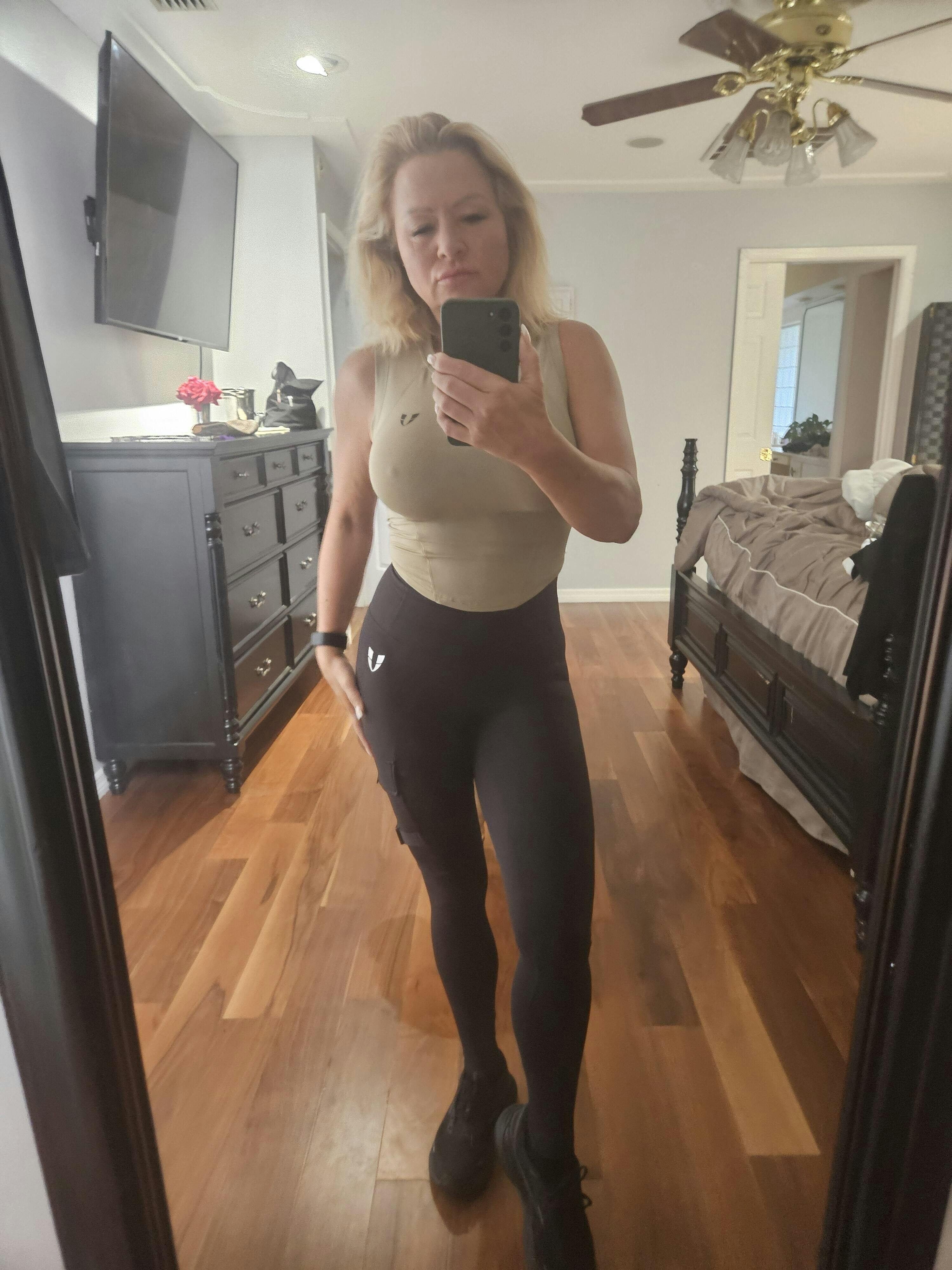 Cargo Fitness Leggings Plus Black | Activewear | FIRM ABS