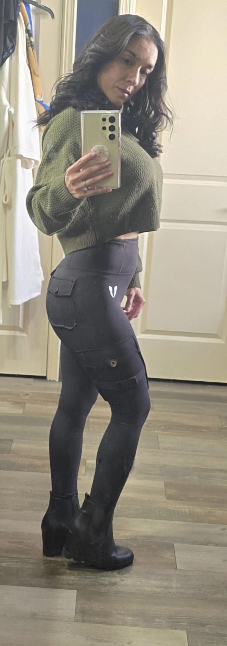 Cargo Fitness Leggings Plus Black | Activewear | FIRM ABS