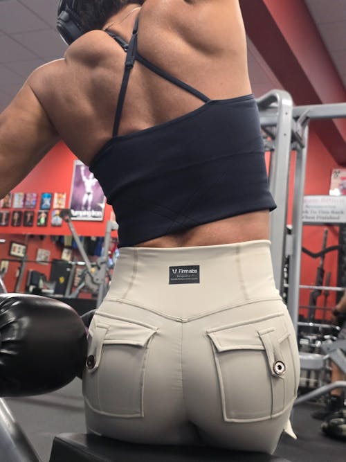 Body Sculpt High Waisted Cargo Leggings - Khaki