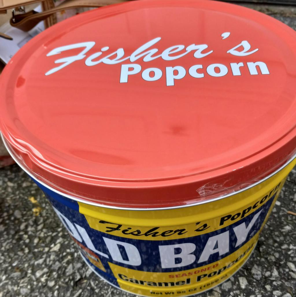 Fisher's Popcorn World Famous Caramel Popcorn from the Beach